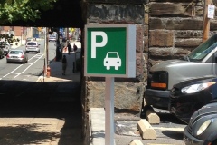 Custom Sign in Philadelphia Parking Lot