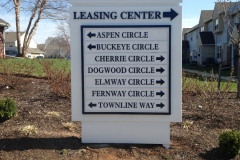 Bryn Mawr Community Sign with Directions