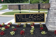 Community Signs Near Philadelphia Apartments