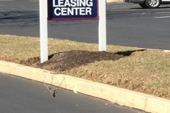 Ardmore Community Sign in Parking Lot