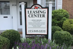 Community Signs In Bryn Mawr Leasing Center