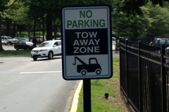 Towing Community Sign Near Media