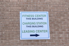 Community Signs for Bensalem Charging Station