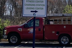 Fitness Center Community Sign Near Media