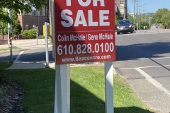 Custom Real Estate Sign Near Bryn Mawr Road