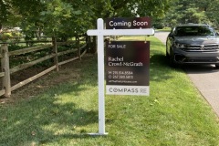 Bryn Mawr Custom Real Estate Sign on Grass