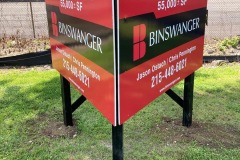 Installed Realtor Sign in Philadelphia