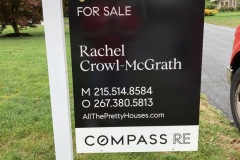 Realtor Sign in Media, PA Neighborhood