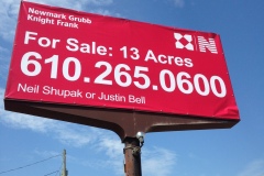 Large Realtor Sign in Philadelphia