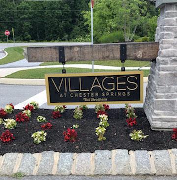 Community Sign Installed in Gated Community Near Bensalem, PA 